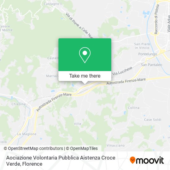 Aociazione Volontaria Pubblica Aistenza Croce Verde map