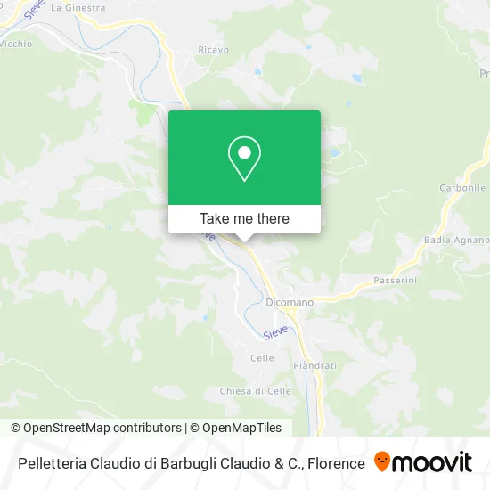 Pelletteria Claudio di Barbugli Claudio & C. map