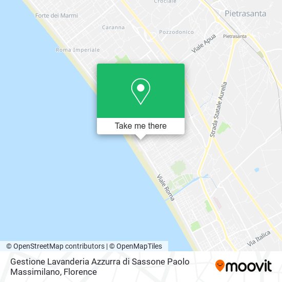 Gestione Lavanderia Azzurra di Sassone Paolo Massimilano map