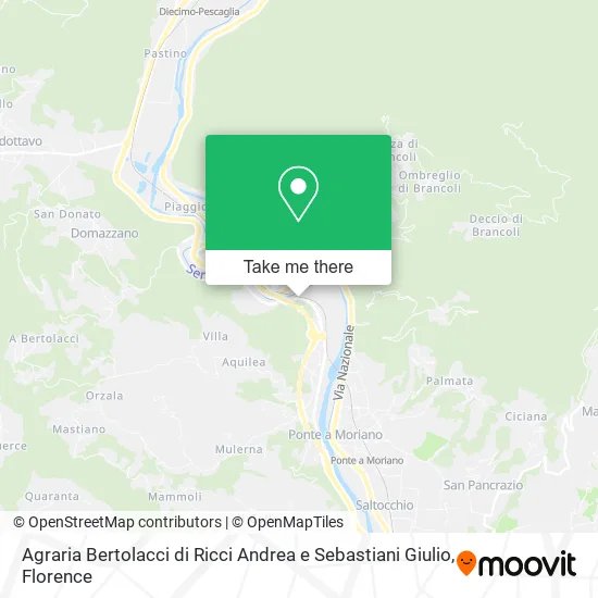 Agraria Bertolacci di Ricci Andrea e Sebastiani Giulio map