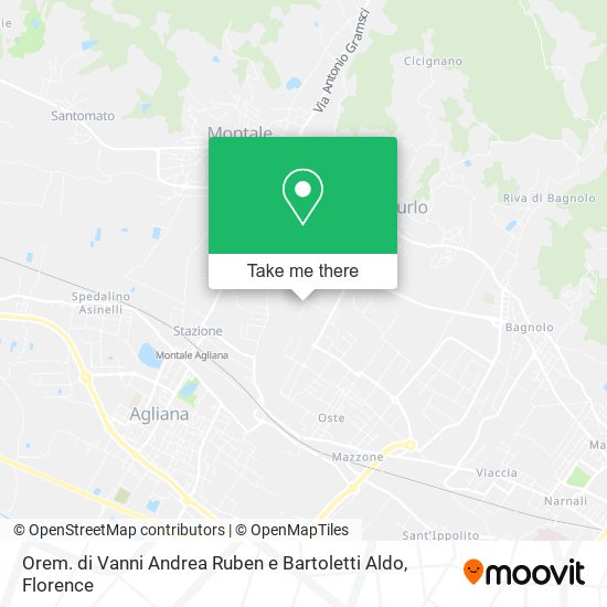 Orem. di Vanni Andrea Ruben e Bartoletti Aldo map