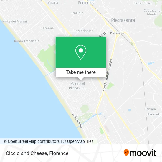 Ciccio and Cheese map
