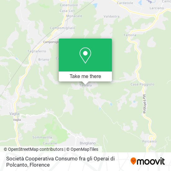Società Cooperativa Consumo fra gli Operai di Polcanto map
