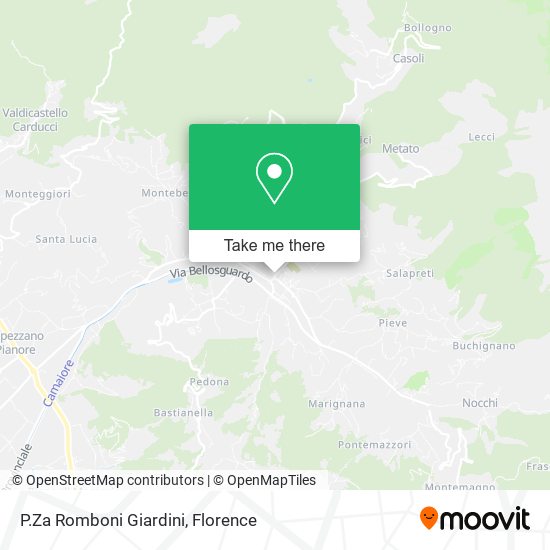 P.Za Romboni Giardini map