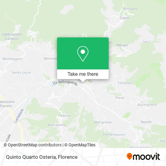 Quinto Quarto Osteria map