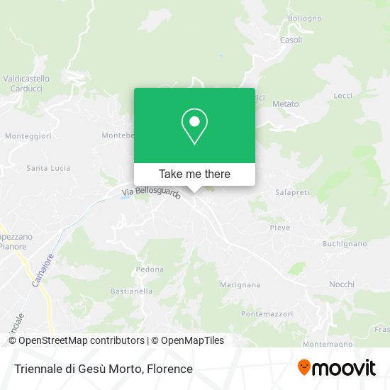 Triennale di Gesù Morto map