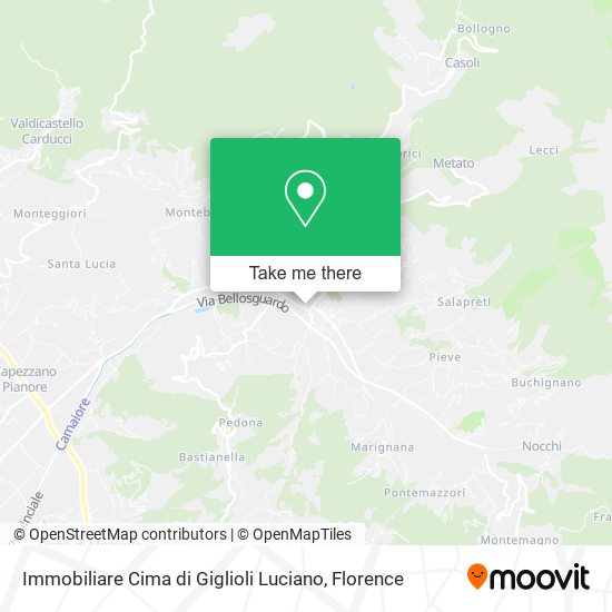 Immobiliare Cima di Giglioli Luciano map