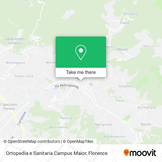 Ortopedia e Sanitaria Campus Maior map