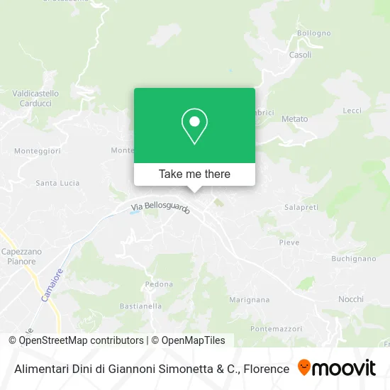 Alimentari Dini by Giannoni Simonetta & Co. map