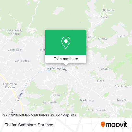 Thefan Camaiore map