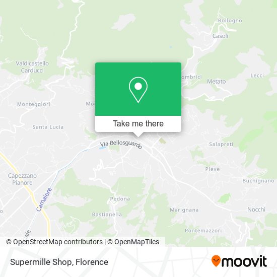 Supermille Shop map