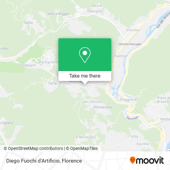 Diego Fuochi d'Artificio map