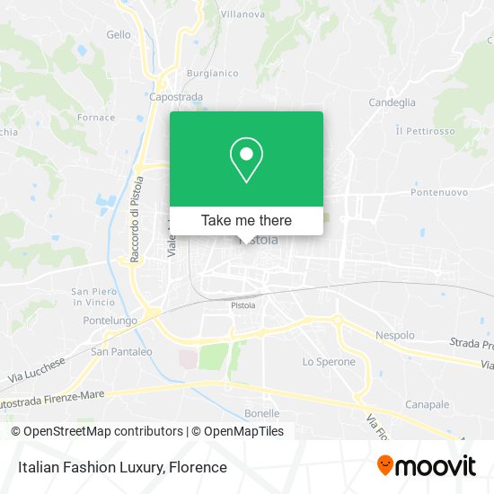 Italian Fashion Luxury map