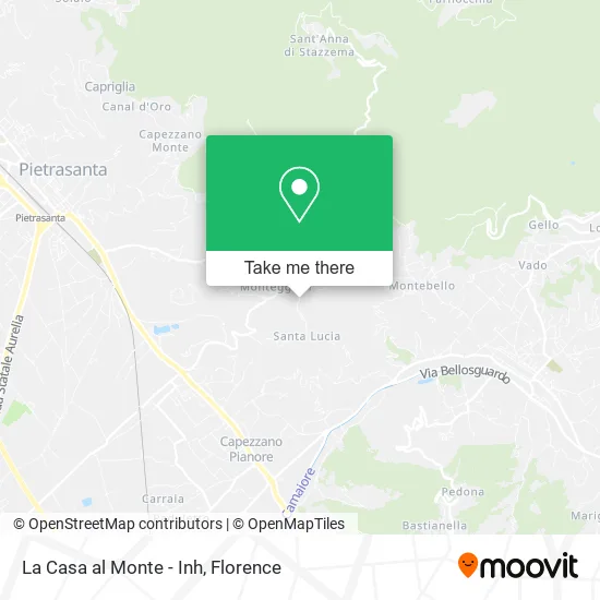La Casa al Monte - Inh map