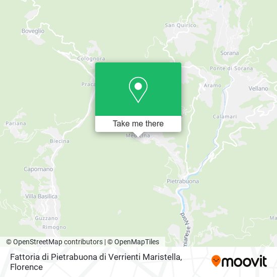 Fattoria di Pietrabuona di Verrienti Maristella map