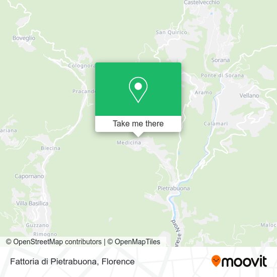 Fattoria di Pietrabuona map