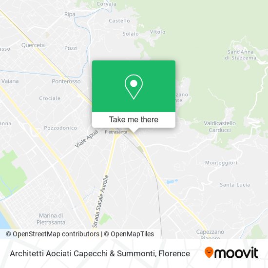 Architetti Aociati Capecchi & Summonti map