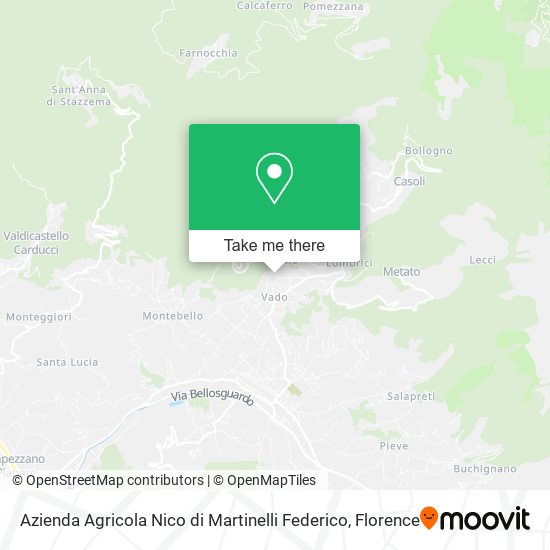Azienda Agricola Nico di Martinelli Federico map