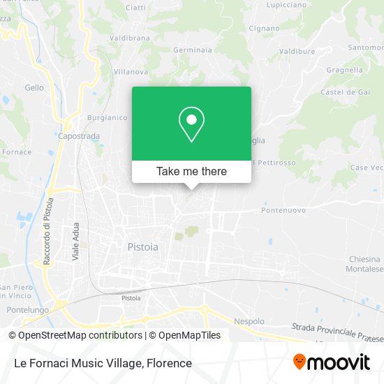 Le Fornaci Music Village map