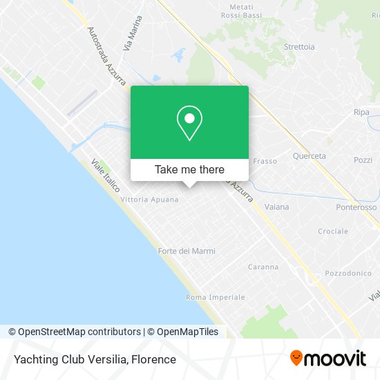 Yachting Club Versilia map