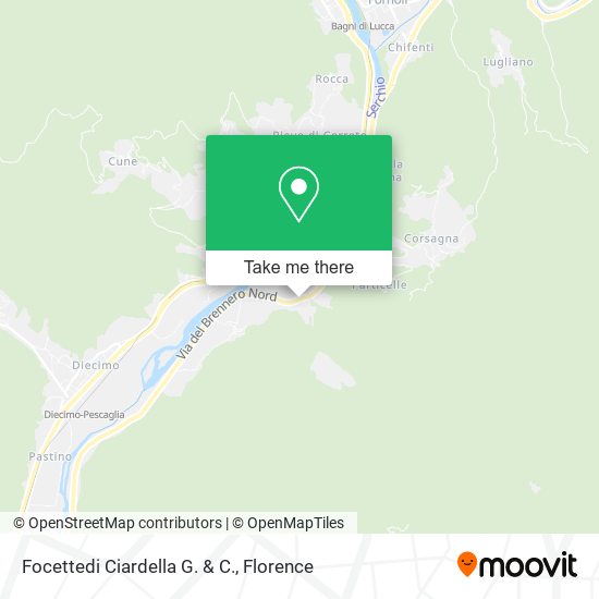 Focettedi Ciardella G. & C. map