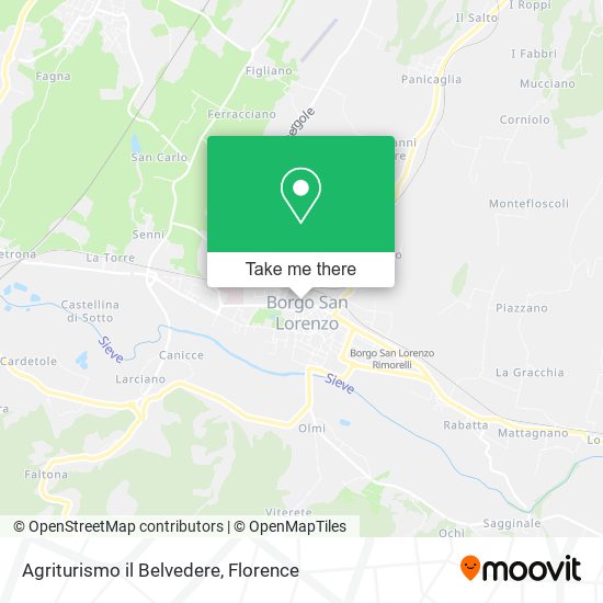 Agriturismo il Belvedere map