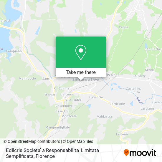 Edilcris Societa' a Responsabilita' Limitata Semplificata map