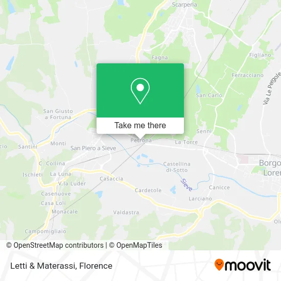 Letti & Materassi map