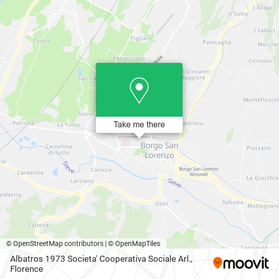 Albatros 1973 Societa' Cooperativa Sociale Arl. map