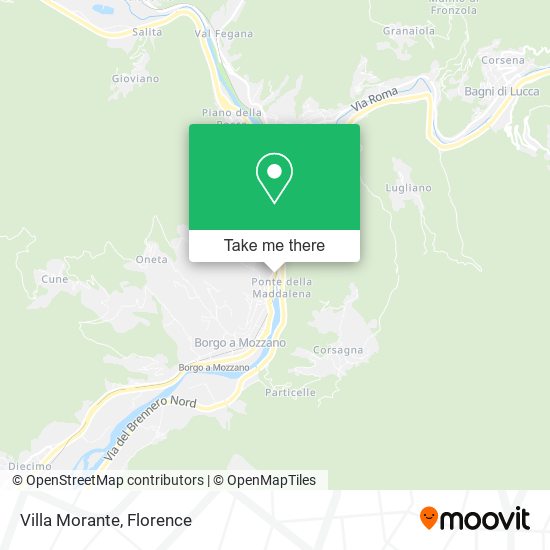 Villa Morante map