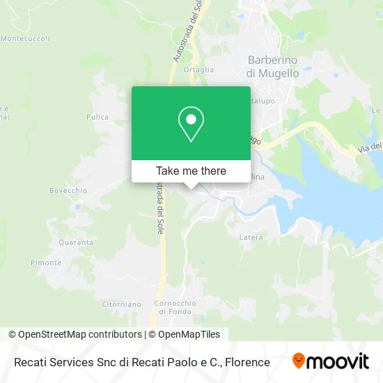 Recati Services Snc di Recati Paolo e C. map