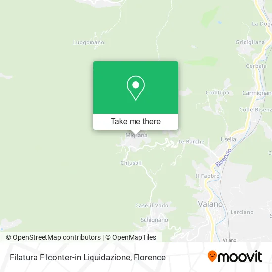 Filatura Filconter-in Liquidazione map