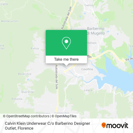 Calvin Klein Underwear at Barberino Designer Outlet map