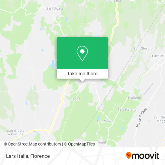 Lars Italia map