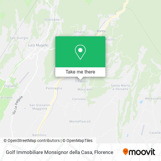 Golf Immobiliare Monsignor della Casa map