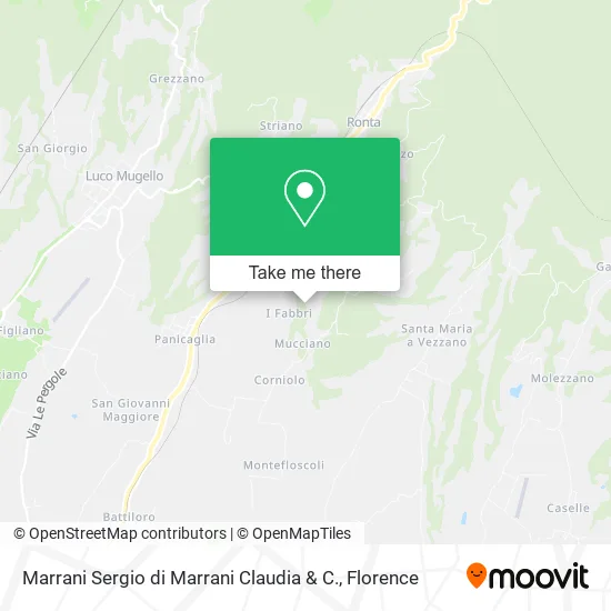 Marrani Sergio di Marrani Claudia & C. map