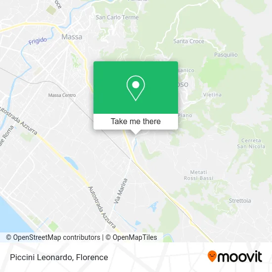 Piccini Leonardo map