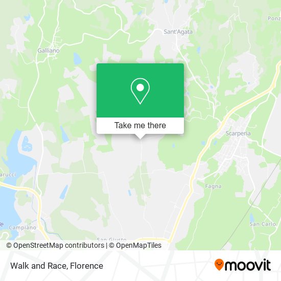 Walk and Race map