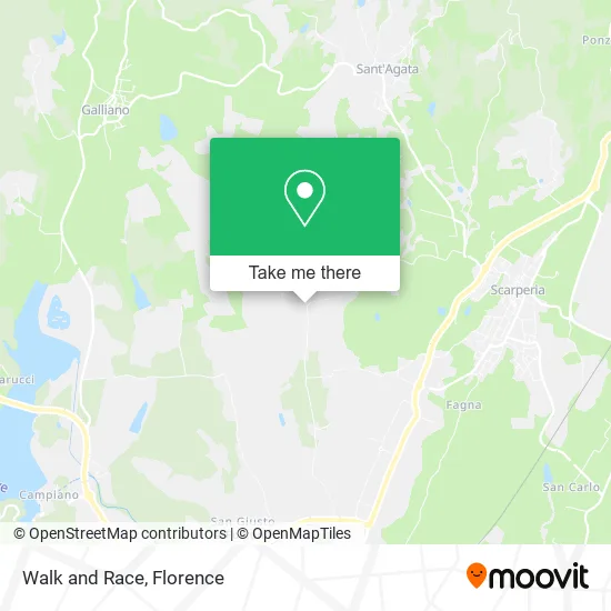 Walk and Race map