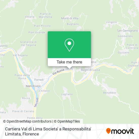Cartiera Val di Lima Societa' a Responsabilita' Limitata map