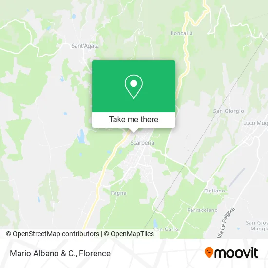 Mario Albano & C. map