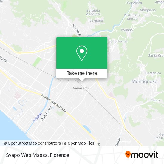 Svapo Web Massa map