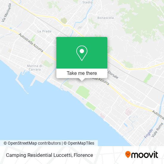 Camping Residential Luccetti map