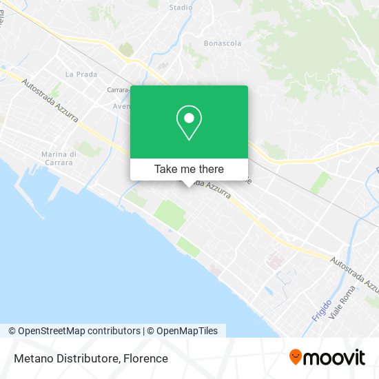Metano Distributore map