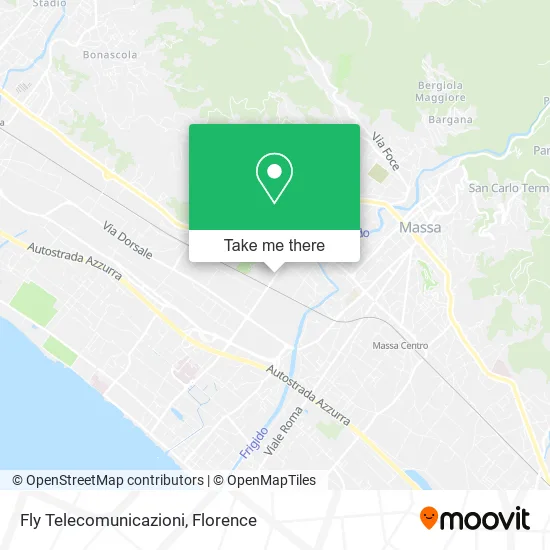 Fly Telecommunications map
