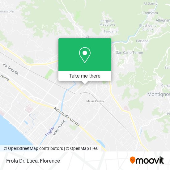 Frola Dr. Luca map