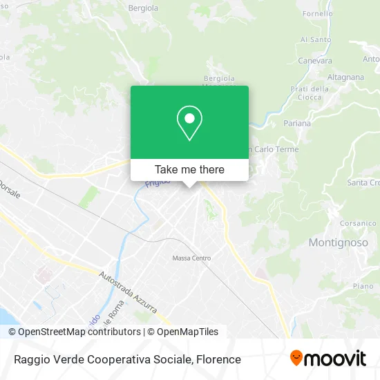 Raggio Verde Cooperativa Sociale map