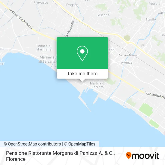 Pensione Ristorante Morgana di Panizza A. & C. map