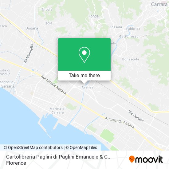Cartolibreria Paglini di Paglini Emanuele & C. map