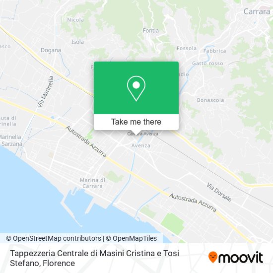Tappezzeria Centrale di Masini Cristina e Tosi Stefano map